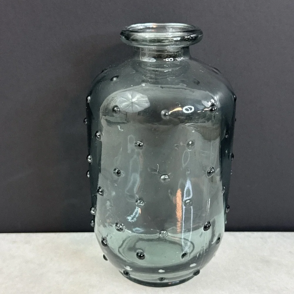 Small Blue Bubble Vase 5
